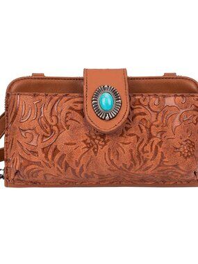 Women's Crossbody Handbag Small Vintage, Ladies Wallet Western Adjustable Phone